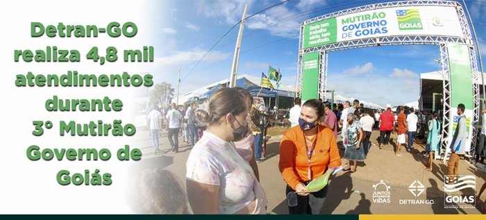 Detran realiza 4,8 mil atendimentos durante 3ª edição do evento Detran realiza 4,8 mil atendimentos durante 3ª edição do evento