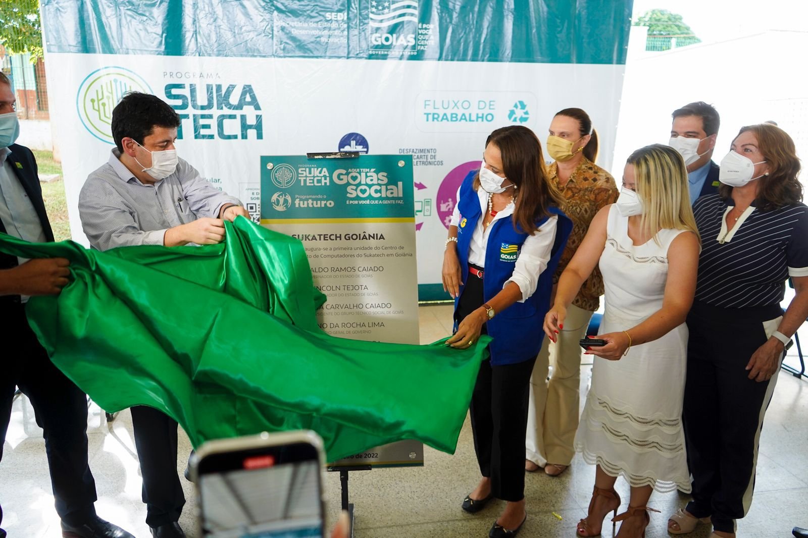 Governo de Goiás inaugura primeiro Centro de Recondicionamento de Computadores e Capacitação em Goiânia Governo de Goiás inaugura primeiro Centro de Recondicionamento de Computadores e Capacitação em Goiânia