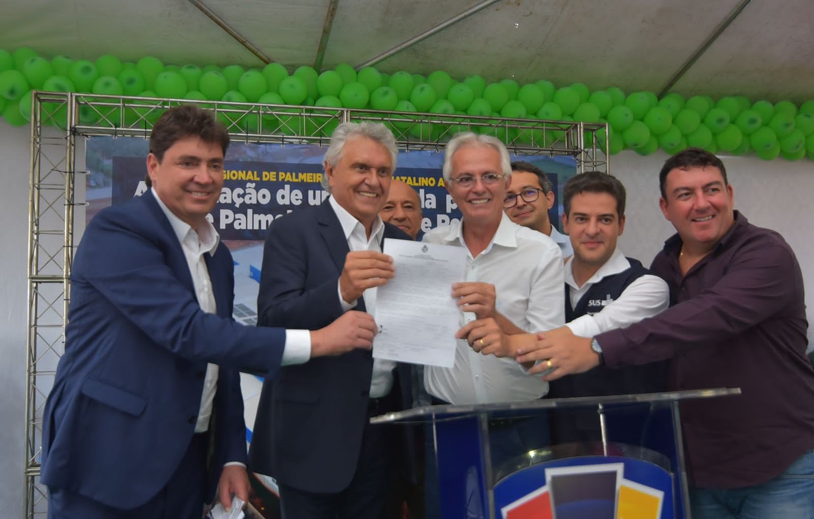Caiado inicia repasse de R$13 mi para hospital público de Palmeiras de Goiás Caiado inicia repasse de R$13 mi para hospital público de Palmeiras de Goiás
