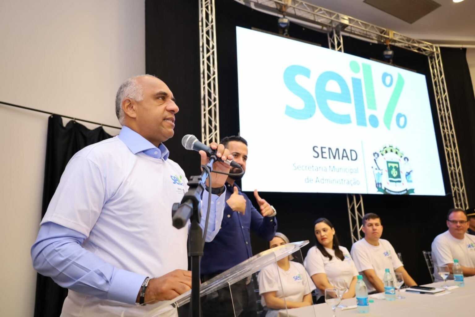 Rogério Cruz lança Sistema Eletrônico de Informações (SEI), e destaca “modernização de processos que aprimora prestação de serviços aos goianienses” Rogério Cruz lança Sistema Eletrônico de Informações (SEI), e destaca “modernização de processos que aprimora prestação de serviços aos goianienses”