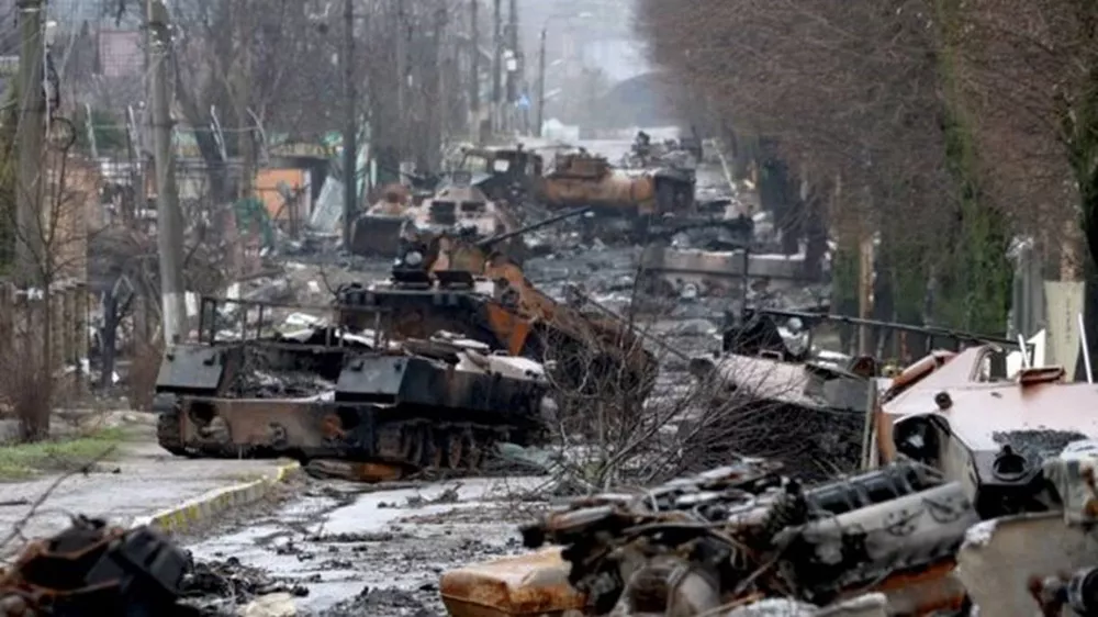 Corpos de civis são encontrados em cidade próxima a Kiev; Ucrânia acusa Rússia de massacre Corpos de civis são encontrados em cidade próxima a Kiev; Ucrânia acusa Rússia de massacre