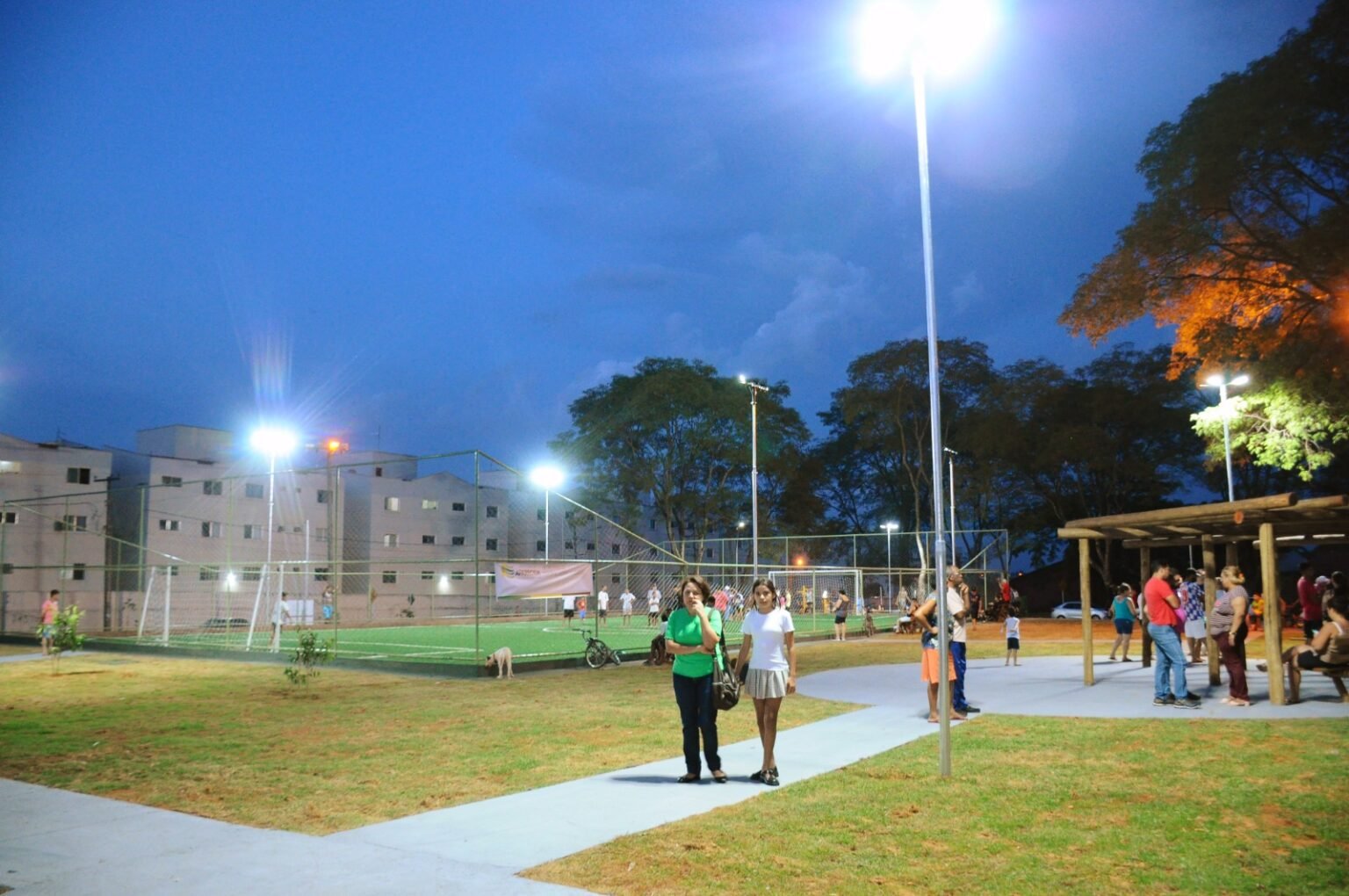 3ª praça inaugurada nesta semana beneficia moradores do Parque das Nações 3ª praça inaugurada nesta semana beneficia moradores do Parque das Nações