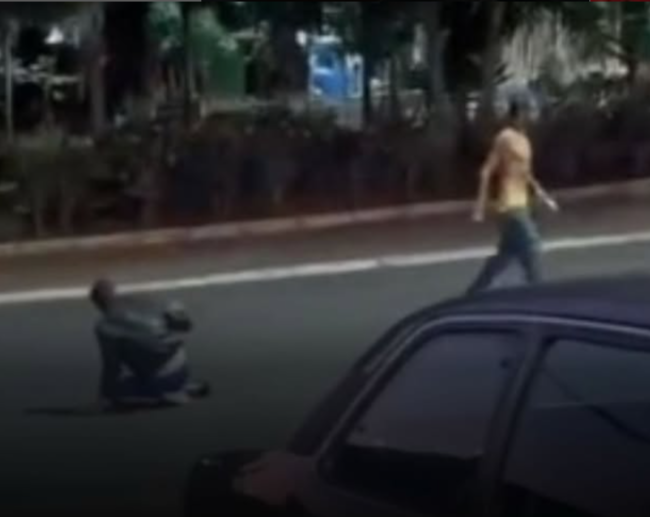Homem que agrediu rapaz com barra de ferro é preso em Anápolis Homem que agrediu rapaz com barra de ferro é preso em Anápolis