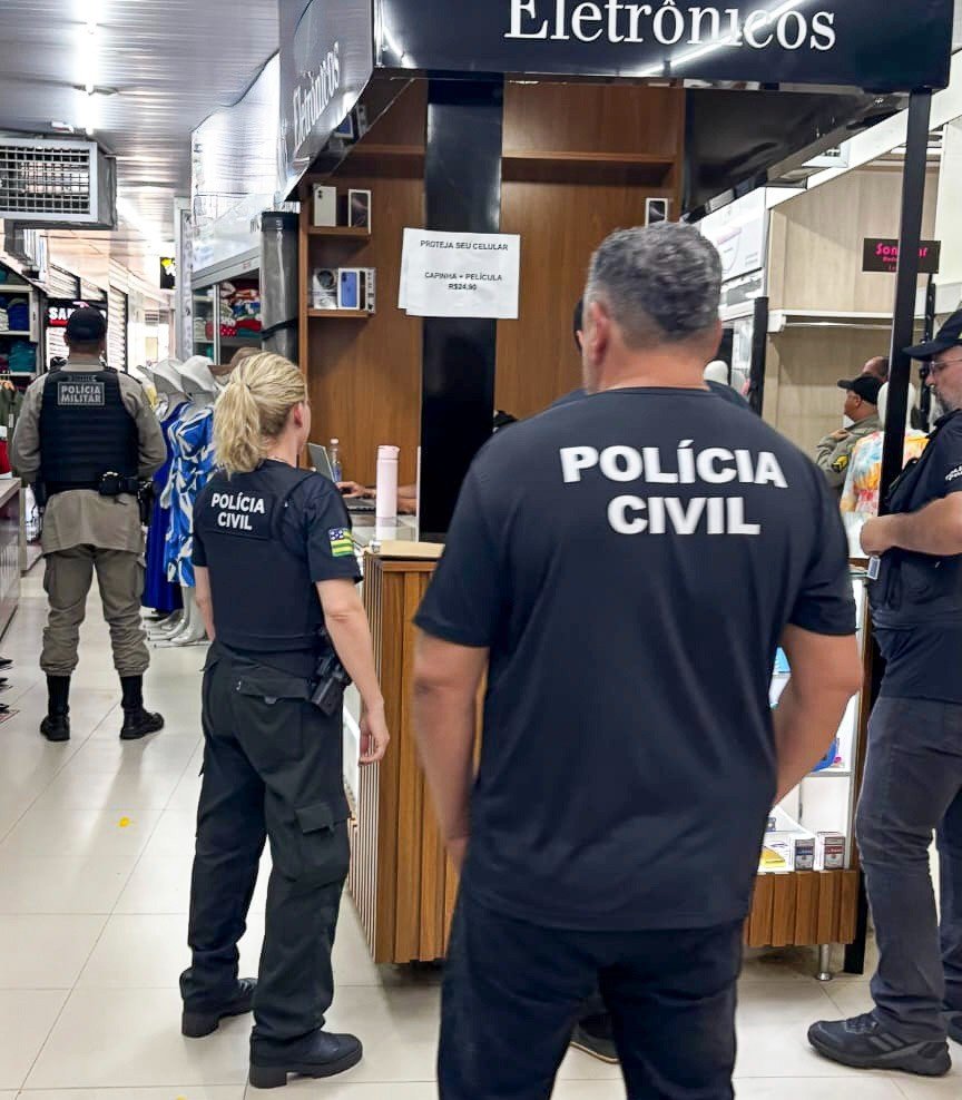 Policia Civil deflagra operação contra fraude em venda de produtos eletrônicos na região da 44 em Goiânia Policia Civil deflagra operação contra fraude em venda de produtos eletrônicos na região da 44 em Goiânia